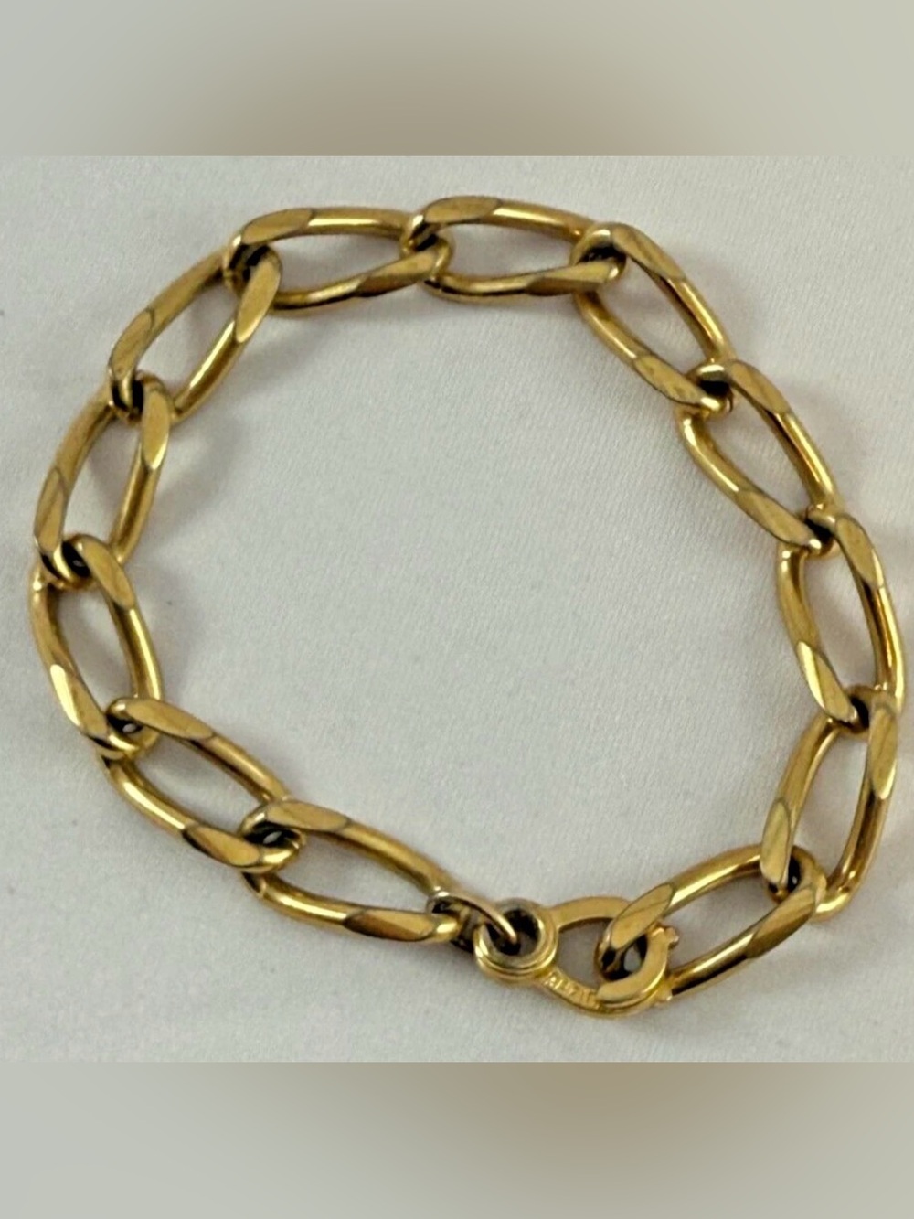 Speidel Gold Chain Link Bracelet, Vintage